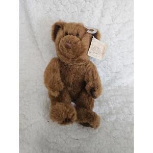 Vintage Russ Heart Warmer Bears Teddy Bear Plush Fully Jointed Brown Berrie 8.5"